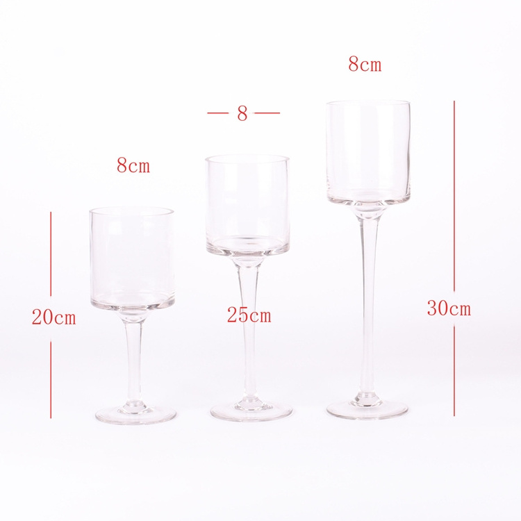 Hipster New Ins Style Glass Candle Holder Creative Design Candlestick