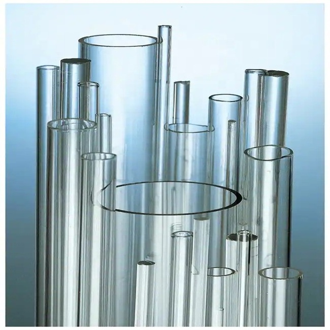 glass tube borosilicate glass tubing glass test tube oil burner pipe