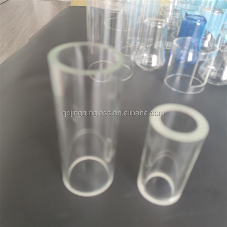 Wholesale High Clear Large Small Diameter Glass Blowing Colored Borosilicate Glass Tube Pipe