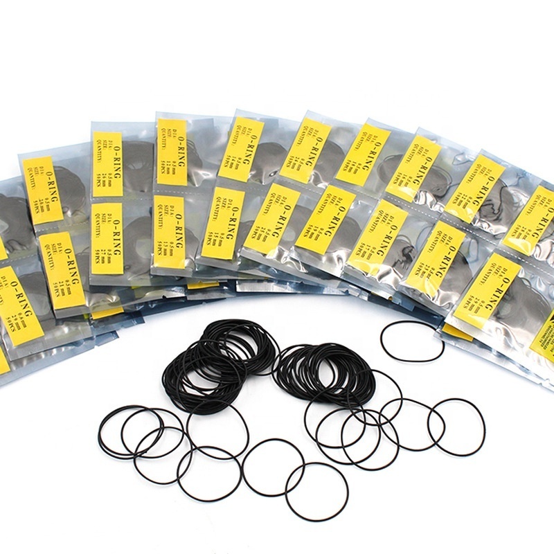 O-Ring 0.5/0.6/0.7/0.8mm Diameter Rubber Round Waterproof Watch Gasket Rubber Seal Washers Set Watch Repair Tool