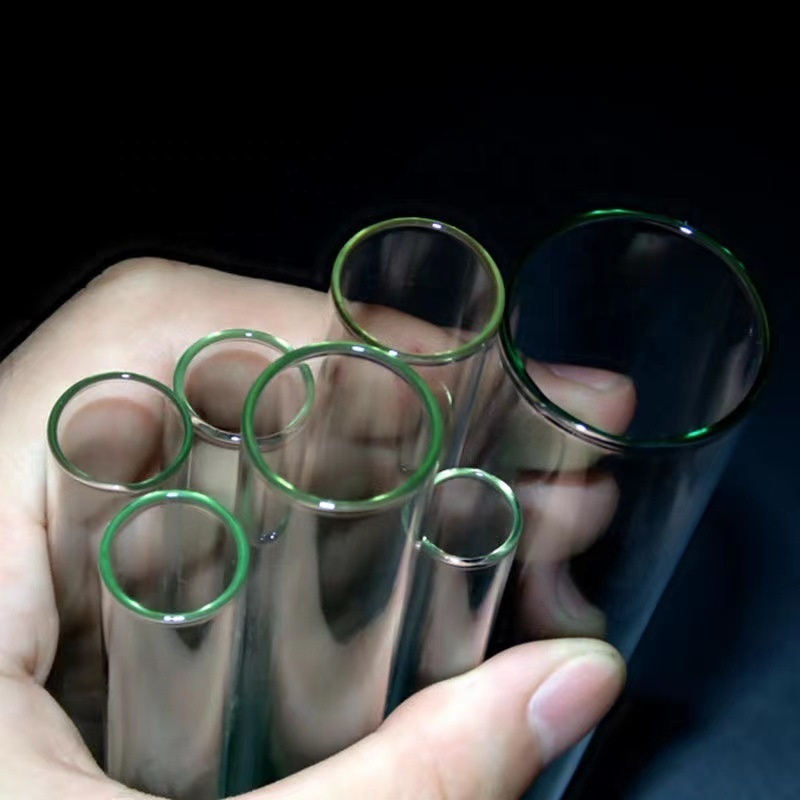 glass tube borosilicate glass tubing glass test tube oil burner pipe