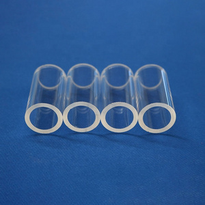 Clear Fused Silica Glass Tube Large Diameter Clear Quartz Glass Tube Borosilicate Clear Glass Bubble Pipe