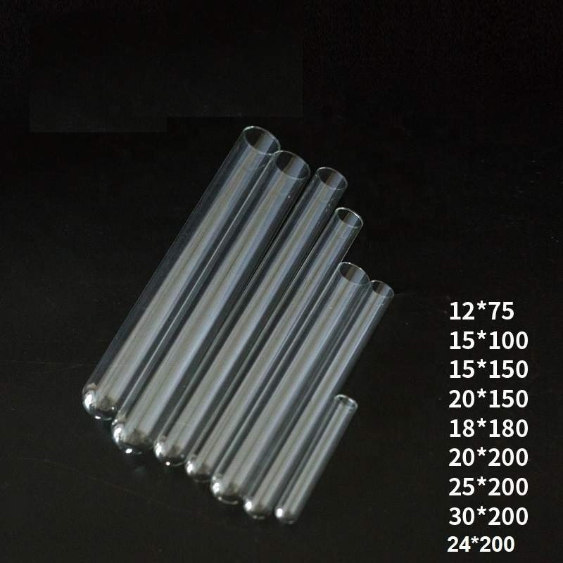 glass tube borosilicate glass tubing glass test tube oil burner pipe