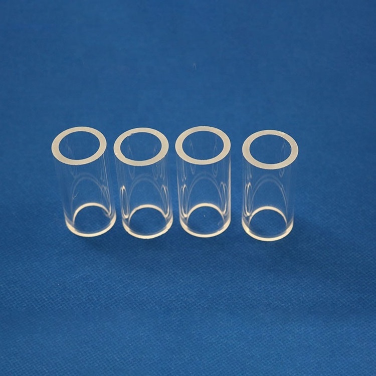 Clear Fused Silica Glass Tube Large Diameter Clear Quartz Glass Tube Borosilicate Clear Glass Bubble Pipe