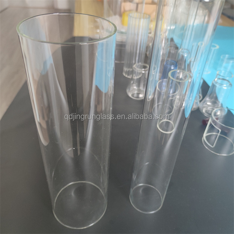 Wholesale High Clear Large Small Diameter Glass Blowing Colored Borosilicate Glass Tube Pipe