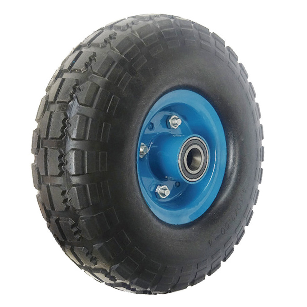 300-4 pu foam rubber wheels 10 inch scooter part toy car wheels pu foam solid tire