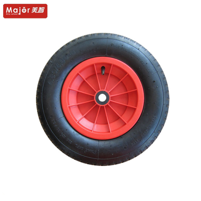 400-8 4pr wheelbarrow rubber tyre 16 inch pneumatic wheel golf cart wheels and tires barrow trolley wheel