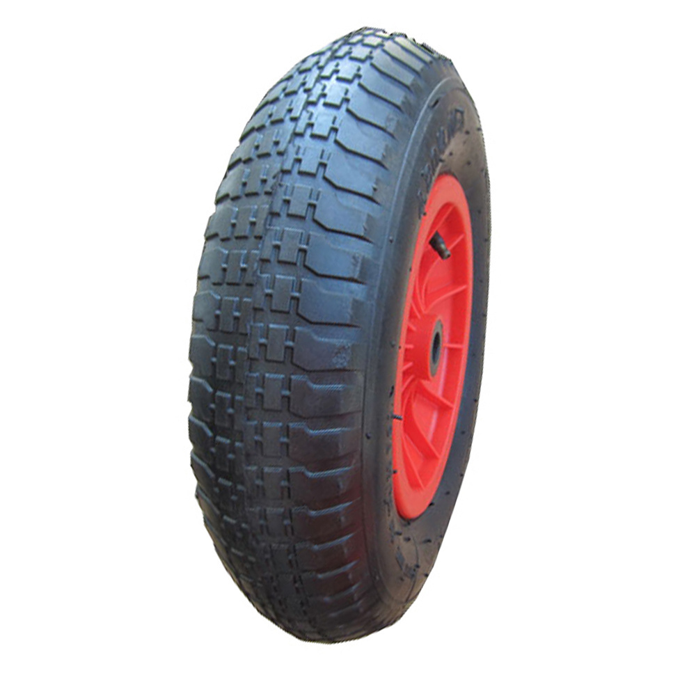 400-8 4pr wheelbarrow rubber tyre 16 inch pneumatic wheel golf cart wheels and tires barrow trolley wheel