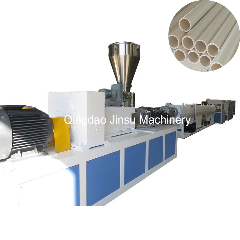 Factory  PVC plastic water feed extruder Plastic extrusion line Pvc Electric Conduit Pipe Extrusion Machine