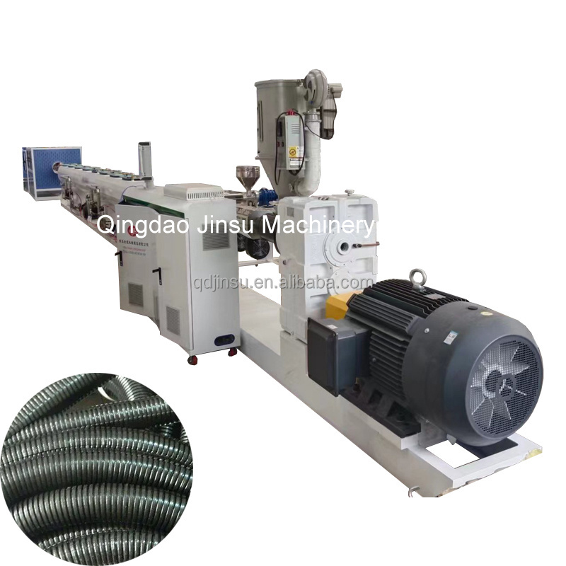 automation PE Plastic Single double Wall water corrugated pipe machine extrusion production line