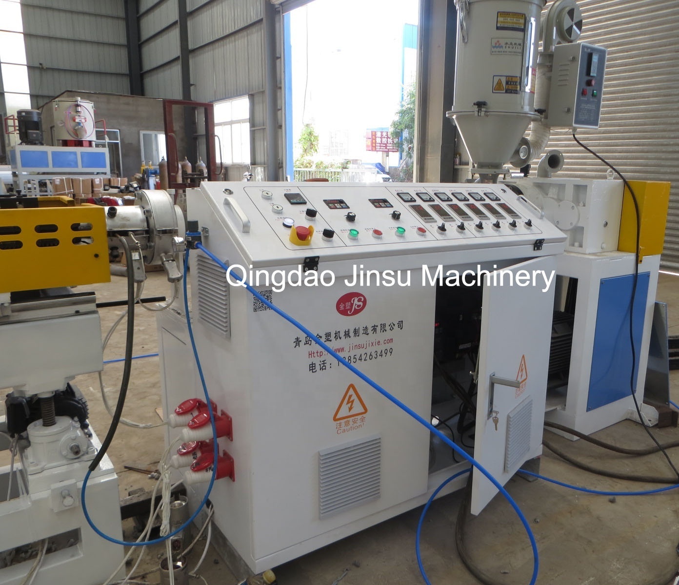 automation PE Plastic Single double Wall water corrugated pipe machine extrusion production line