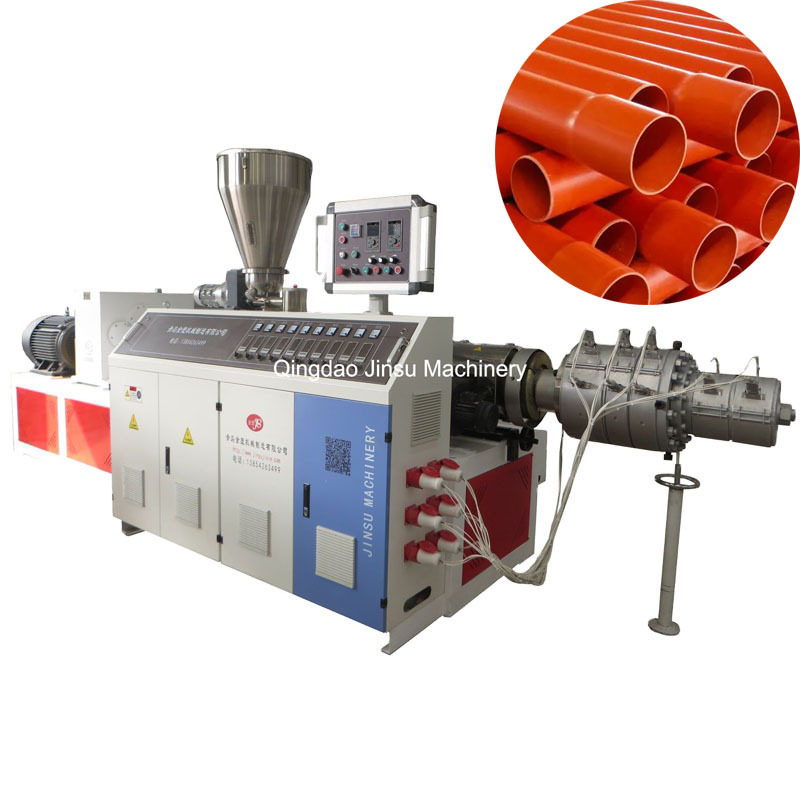 Factory automatic PVC Plastic CPVC Electric communication pipe extrusion line