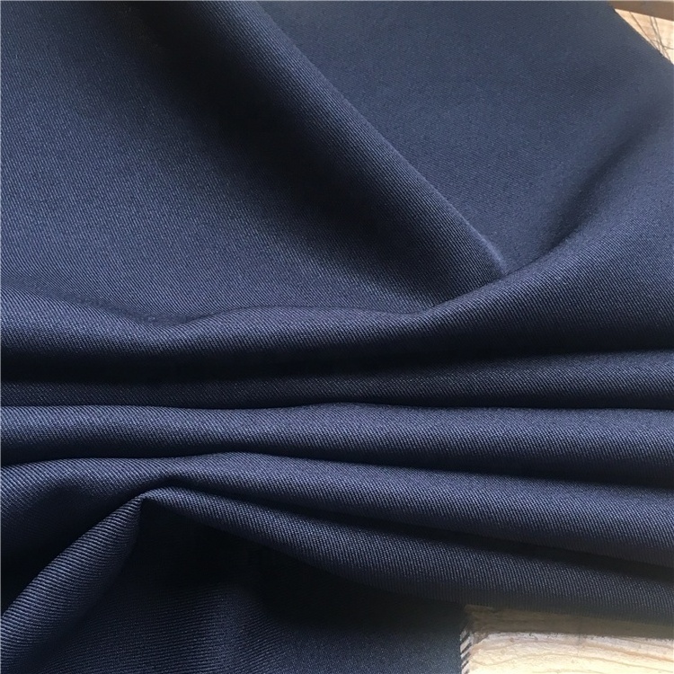 factory direct silk touch good drape100% Polyester super soft handfeeling twill fabric for Muslin thobe/Arabian cloth