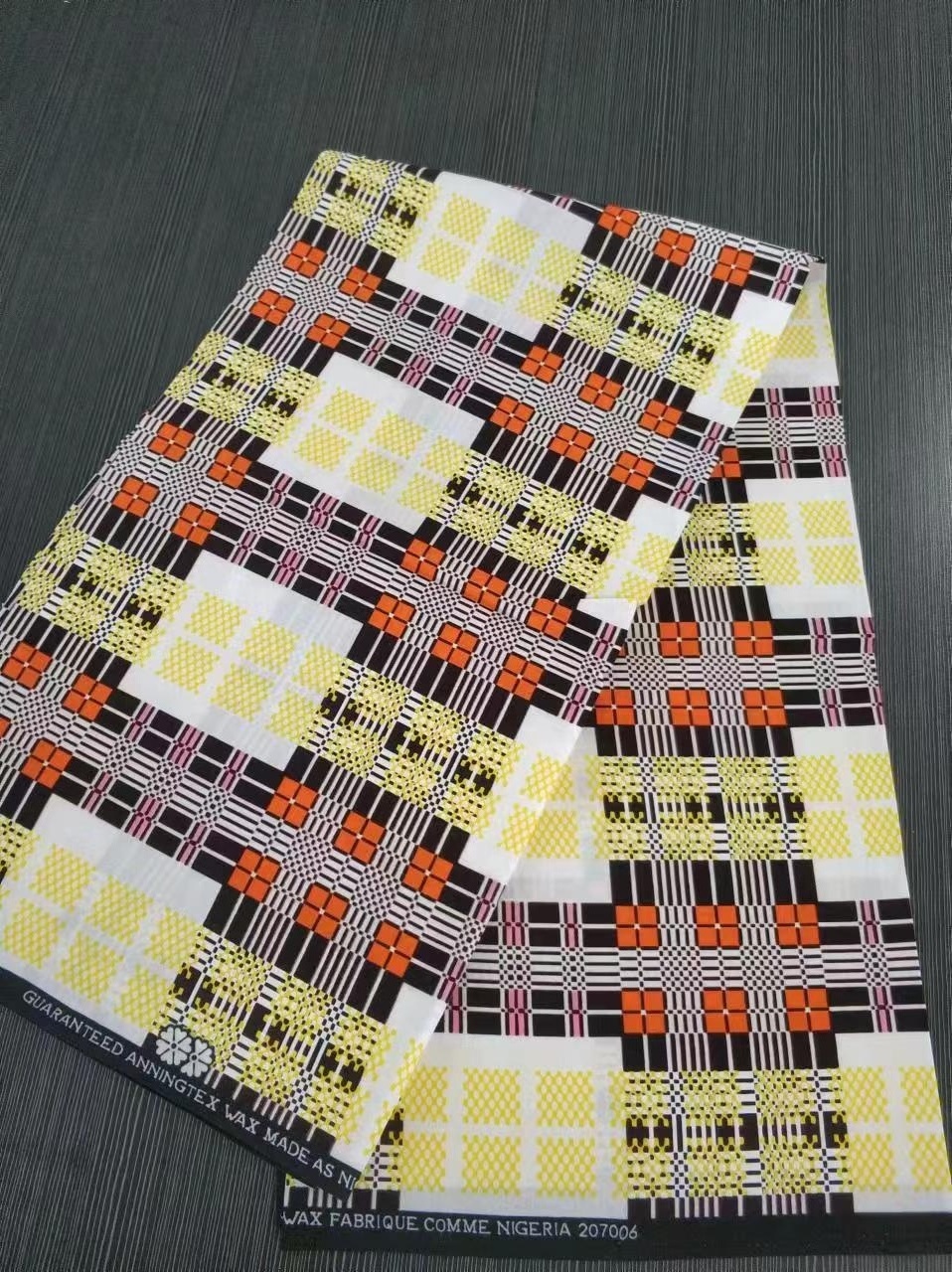 Hot Selling Kente Design  100% Cotton REAL WAX  print fabric African ankara fabrics