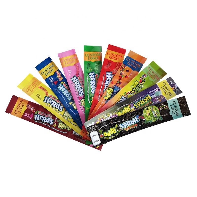 Plastic Dried Fruit Packaging Dry Food Pouch Gum Candy Sugar Packaging And Locking Wheel Packaged