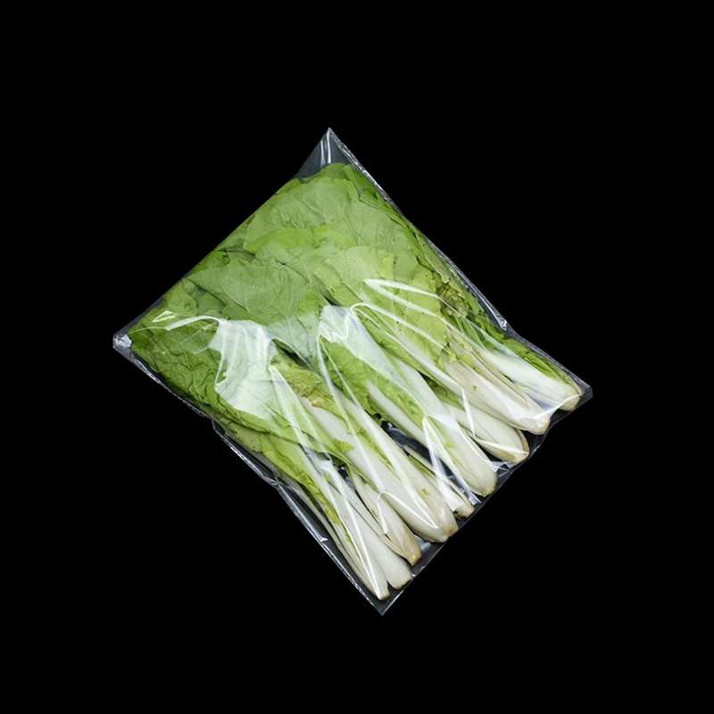 Custom OEM Printing Clear Self Adhesive Bag Vegetable Packaging OPP Plastic Lettuce Salad Packaging Bag