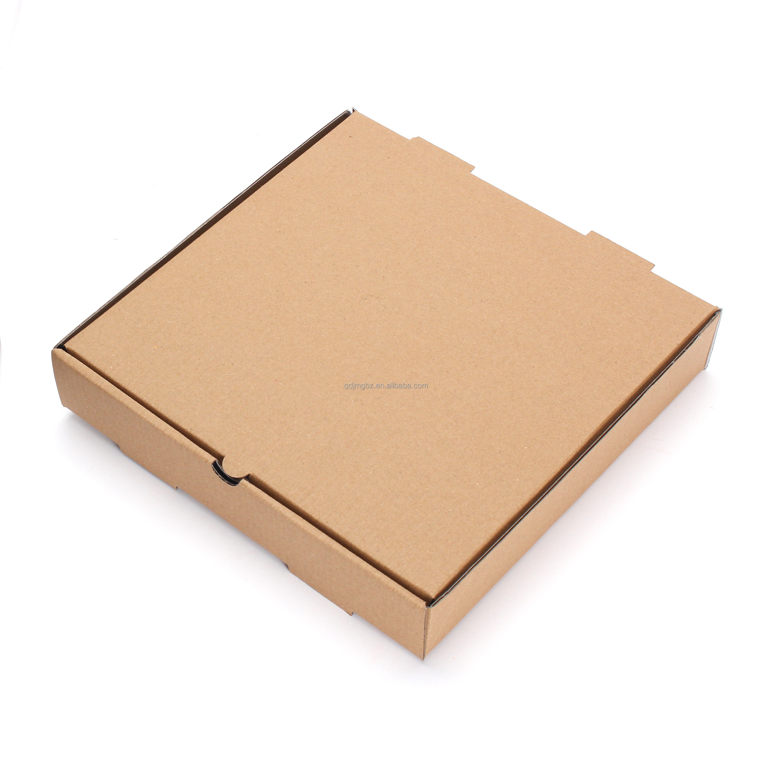 Custom logo printed brown Cardboard Paper Food Packaging pizza corrugated carton box for Pizza