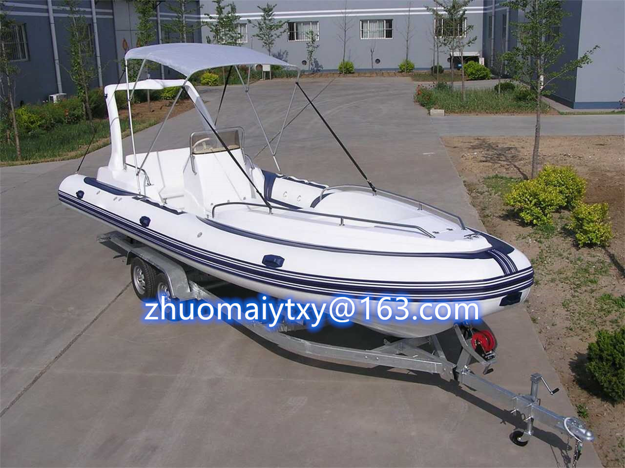 Joymax rib680 10 person passengers Fiberglass Hull Inflatable Yacht luxury rib boat