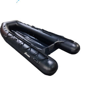 360cm 12ft  aluminum hull inflatable dinghy boat rowing boat sale rounded tail