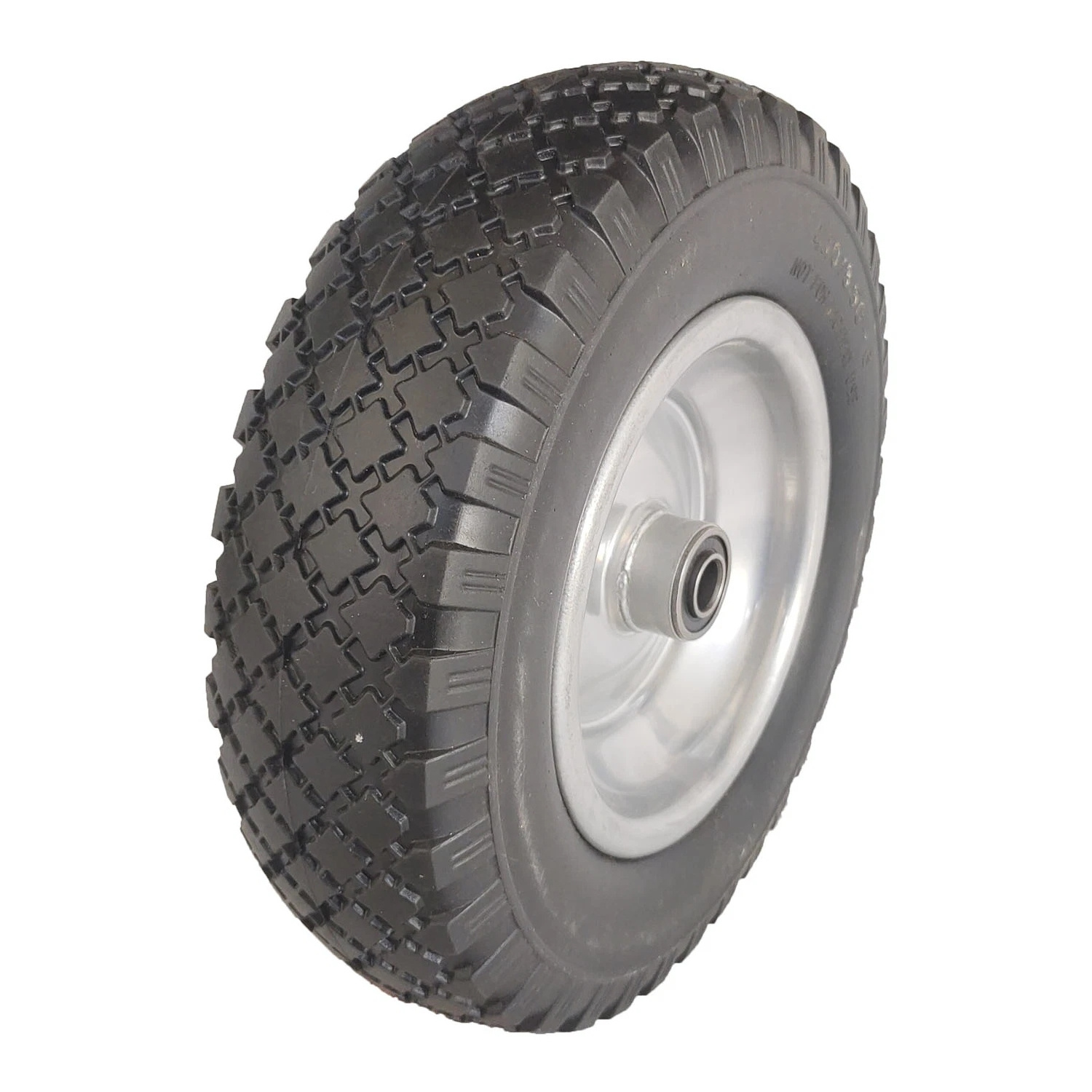 Hot selling 2.50-4 4.10/3.50-4 replacement wheels Polyurethane Foam tire solid Pu foam wheelbarrow wheel