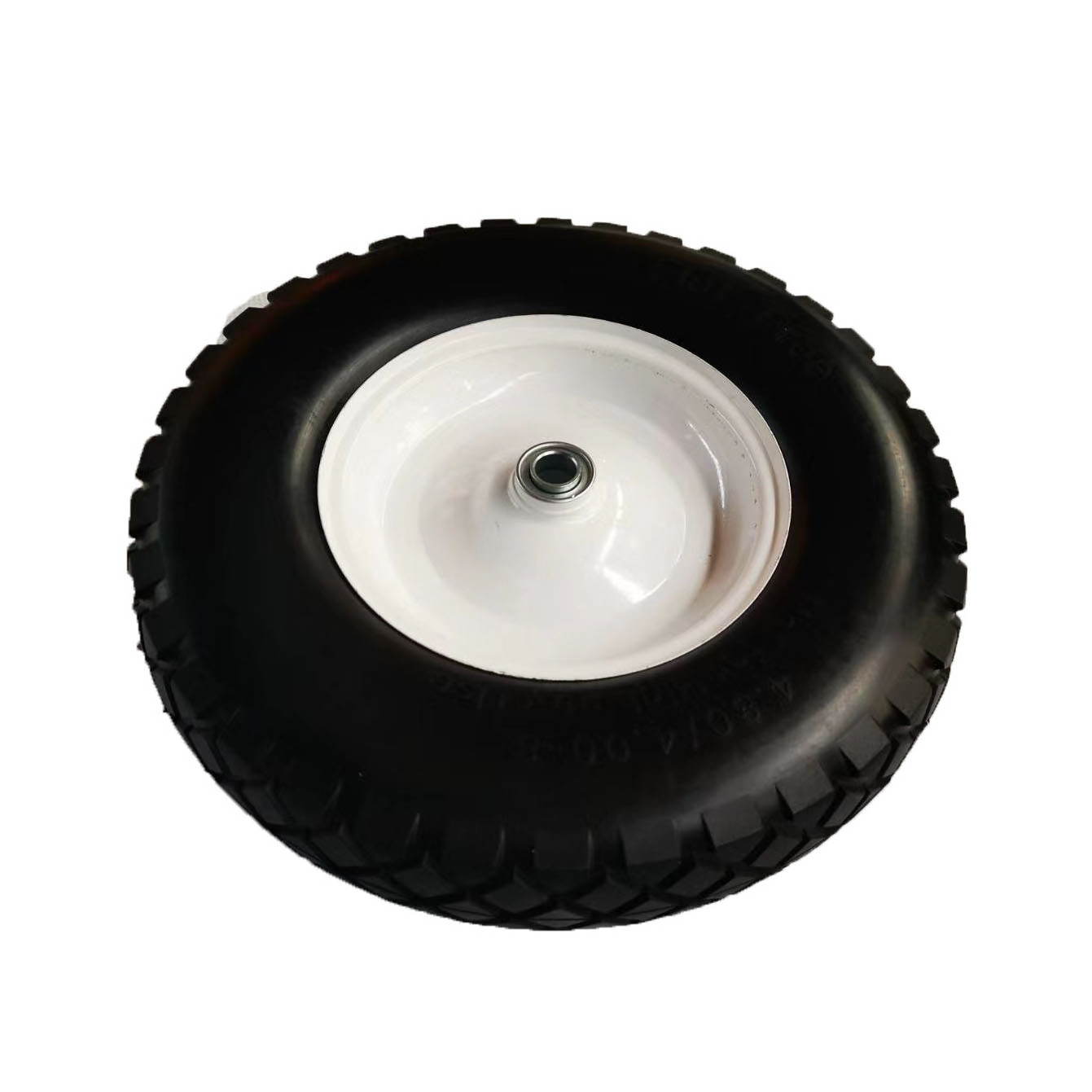 Wholesale pu solid wheels puncture proof Polyurethane foam wheelbarrow wheels disassembled Trolley wheels