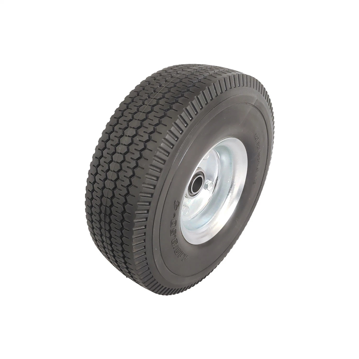 Hot selling 2.50-4 4.10/3.50-4 replacement wheels Polyurethane Foam tire solid Pu foam wheelbarrow wheel