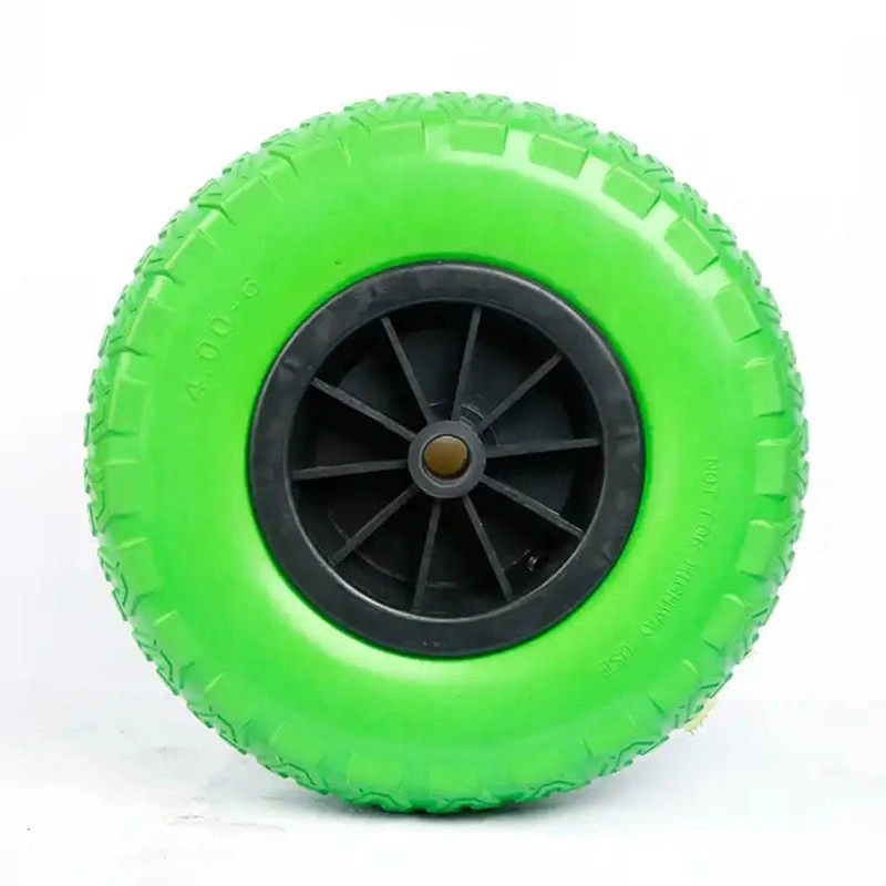 15x6.00-6 15x6.50-6 15x3 No Flat Tyre wheel Replacement Polyurethane pu Foam Puncture Proof wheelbarrow Wheel