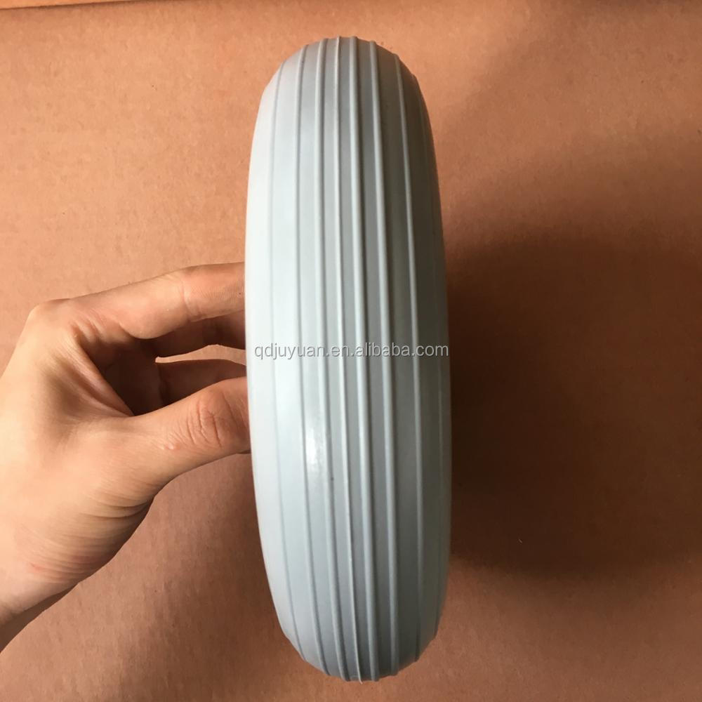 200*50 high quality PU foam solid wheelchair tyre with PP rim