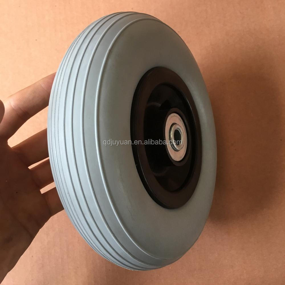 200*50 high quality PU foam solid wheelchair tyre with PP rim