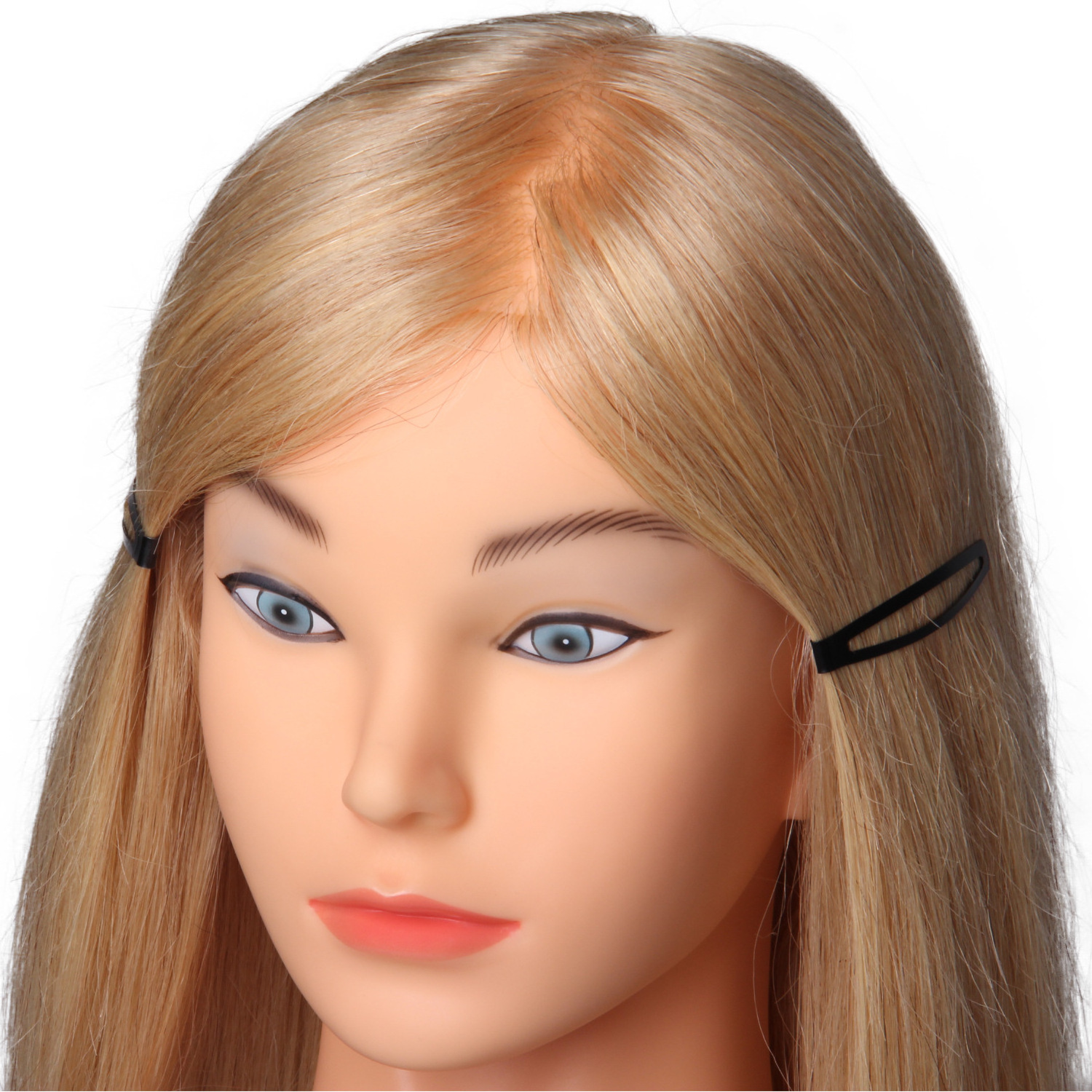 Best Seller training mannequin head with hair training+head dye perm cut practice for hair dresser beautiful school salon