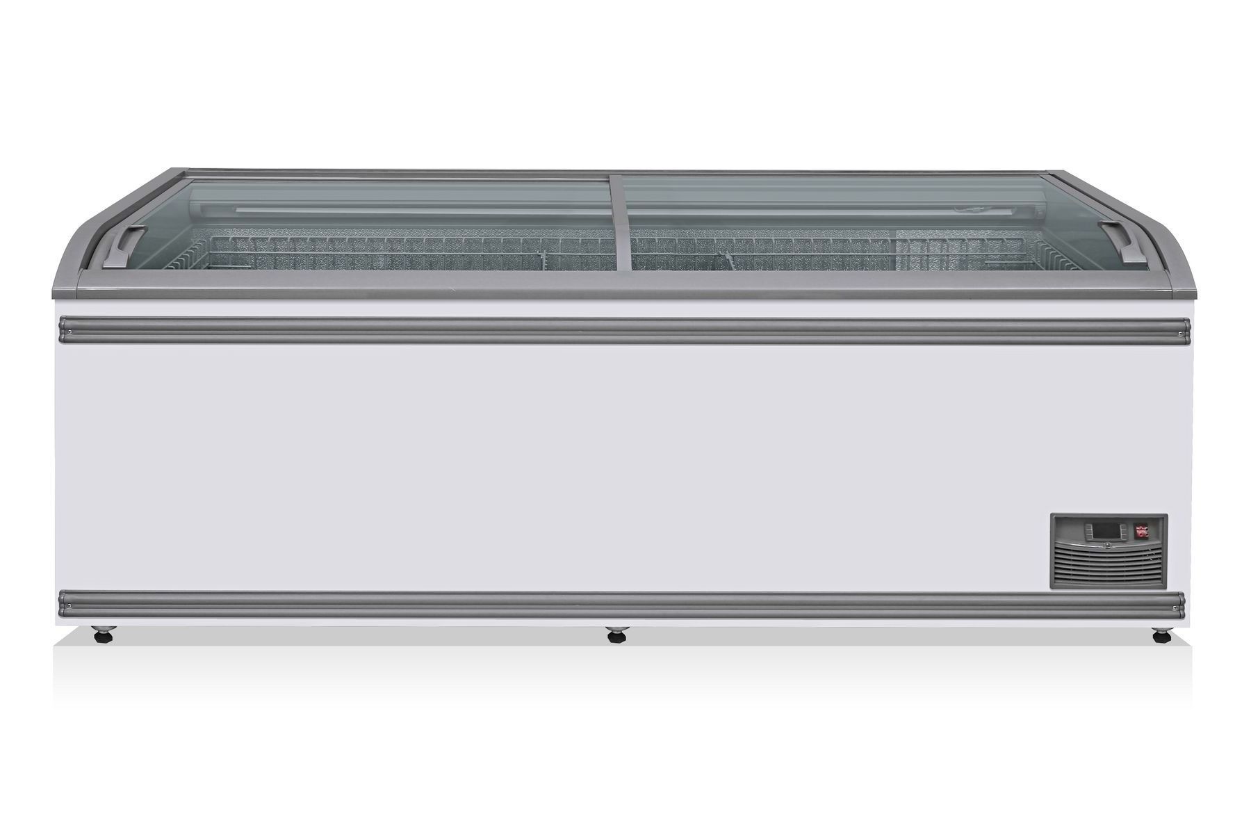 Curved Chest Island Freezers Deep Chest Glass Freezers Curved Sliding Supermarkets Curved Island Deep Freezers Top Open