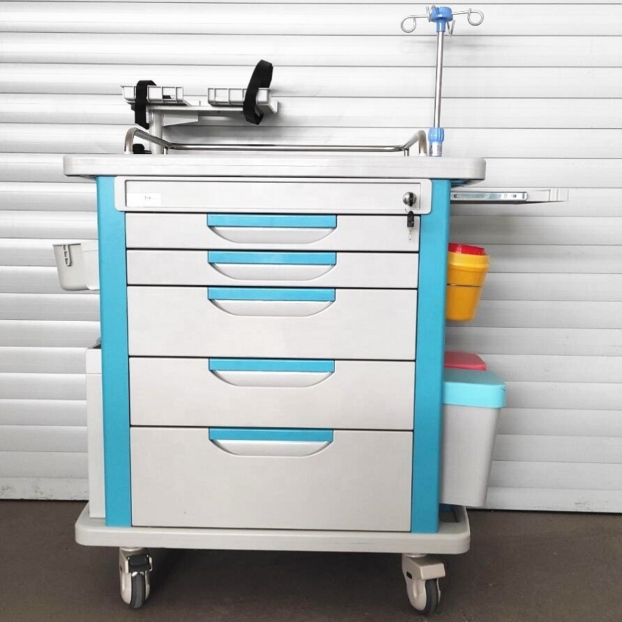 Commercial Furniture Medical Used Crash Cart For Sale