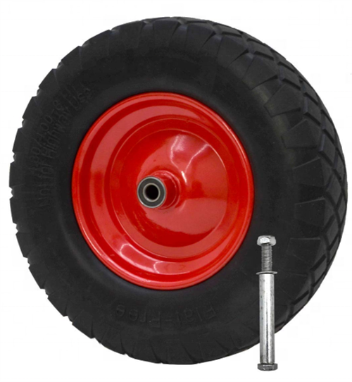 Hot sale high quality 4.80/4.00-8 PU foam wheels with axle