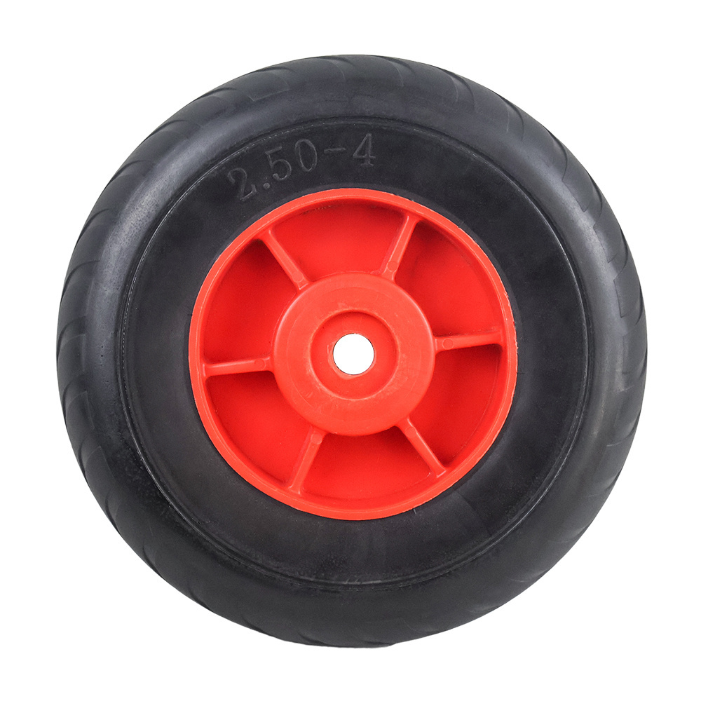 High quality Pvc Eva Polyurethane Trolley Tire 2.50-4  Hand Truck Pu Foam Wheels