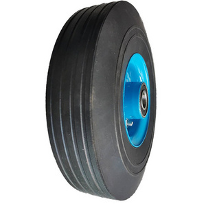 Cheap Price 8x2 10x2 12inch 13x3 Solid Tire And Wheel Small Solid Rubber Wheel