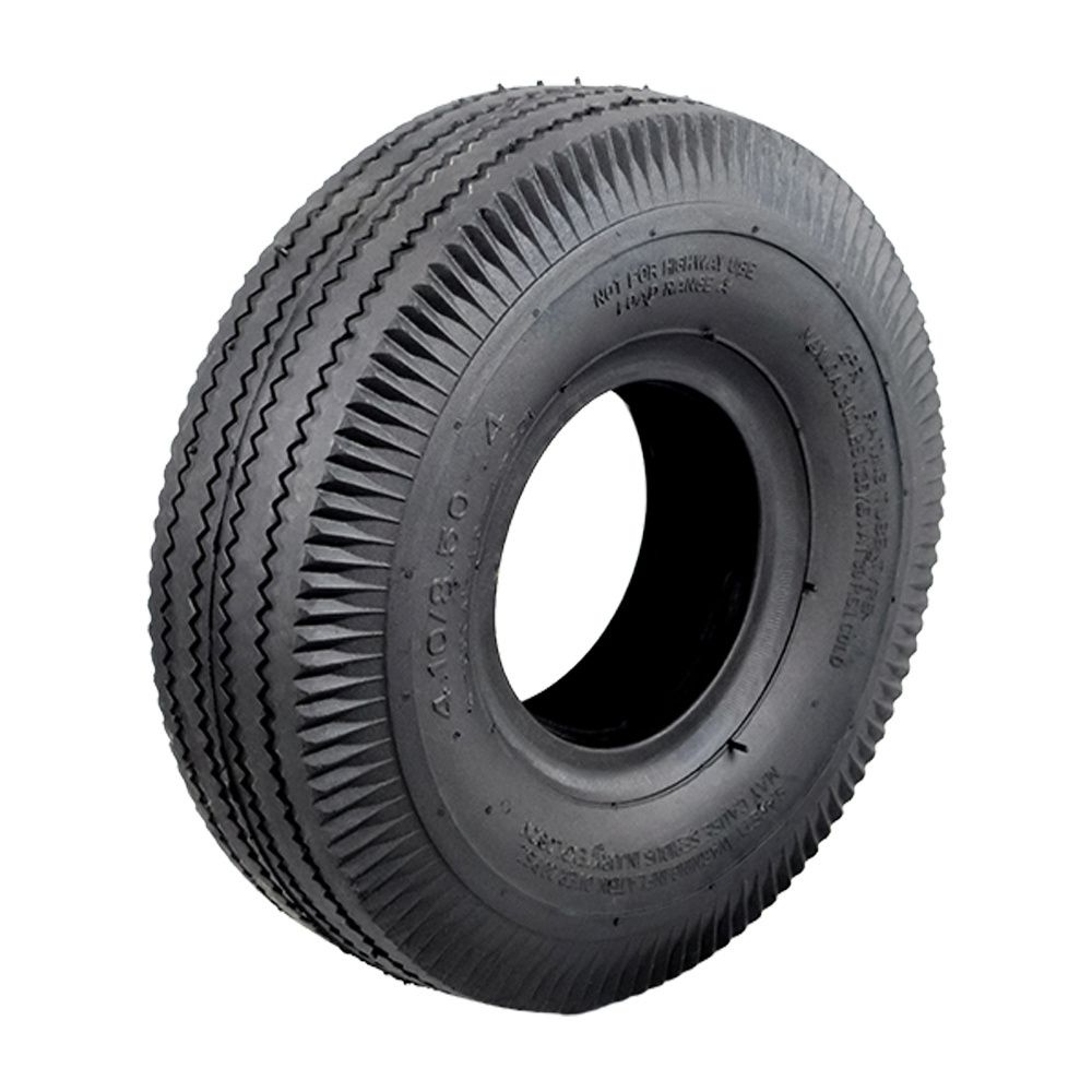 Popular in the market 10 inch 4.10/3.50-4  OEM  rubber wheels for trolley dolly cart garden barrow tires size 4.10/3.50-4