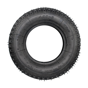 4.00-8 wheelbarrow tire, for Garden Wagon Gorilla Cart Trolley Dolly Lawn Mover Go Kart Replacement.