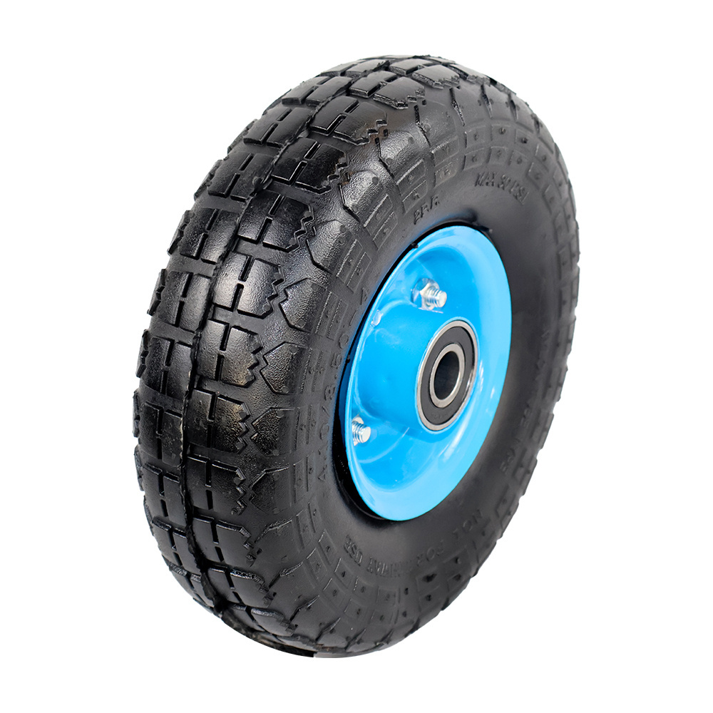 10 Inch rubber Tyre 4.10/3.50-4 Heavy Duty Pneumatic Wheel 3.00-4 300x4 Garden Trailer Cart wheels