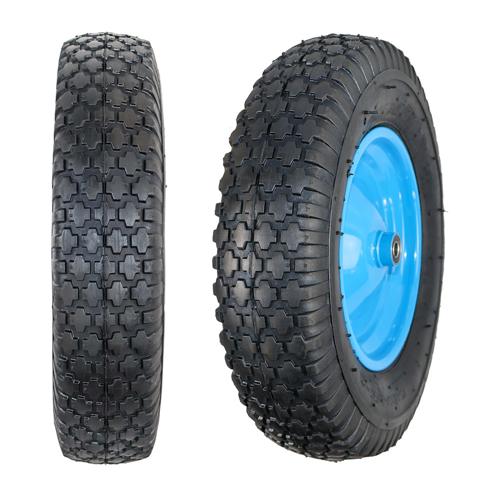 4.80/4.00-8 Pneumatic the Gorilla Carts Wheel 16 inch Tires 4.80/4.00-8 Wheelbarrow Wheels