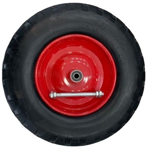 Hot sale high quality 4.80/4.00-8 PU foam wheels with axle