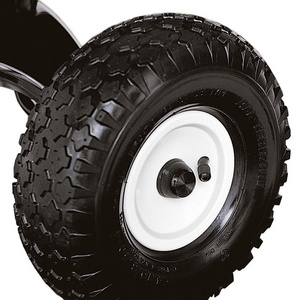 10" Heavy Duty 4.10/3.50-4 Tire - Dolly Wheels and Hand Truck Wheels for Gorilla Cart, Generator, Lawn Mower, Garden Wagon