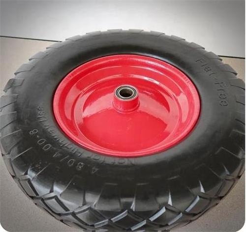 Hot sale high quality 4.80/4.00-8 PU foam wheels with axle