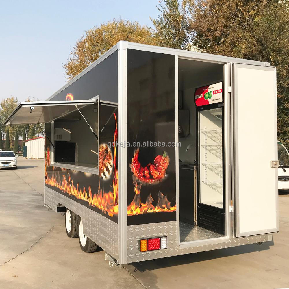 Mobile Food Truck Popcorn Fully equipped Concession Catering Trailer