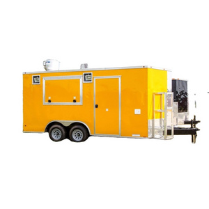 China Our Door Ice Cream fast food trailer for sale usa