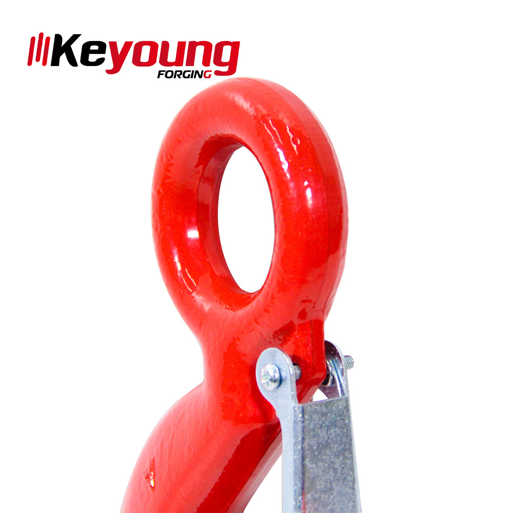 Factory direct sale320A 320C   LIFTING EYE HOIST HOOK WITH SAFETY LATCH HOOK