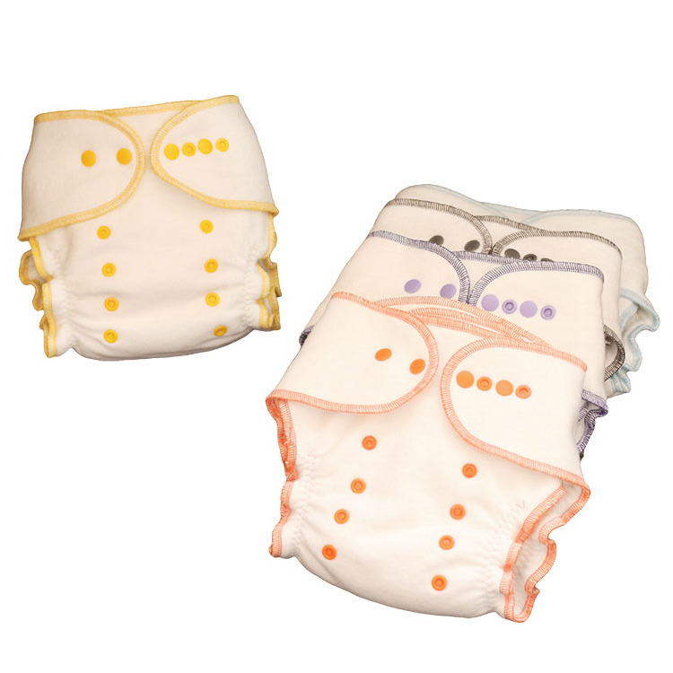 Wholesale Cheapest Cloth Nappy Solid Color Organic Waterproof Washable Reusable Fitted Cloth Diaper Baby Cloth Diaper