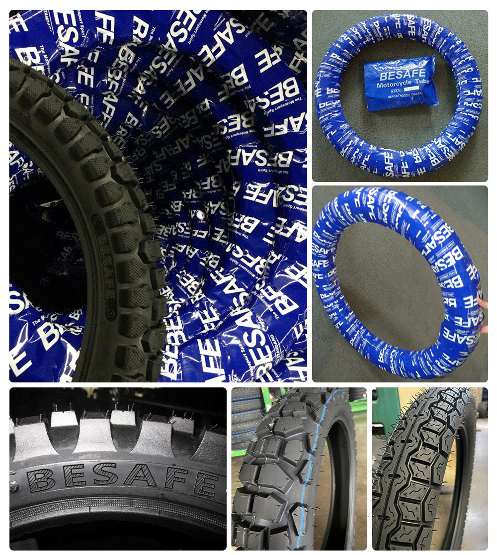 Motorcycle Inner Tyre Hot Sale Butyl Rubber  moto tyres off road 120/90-18 splendor alloy wheels