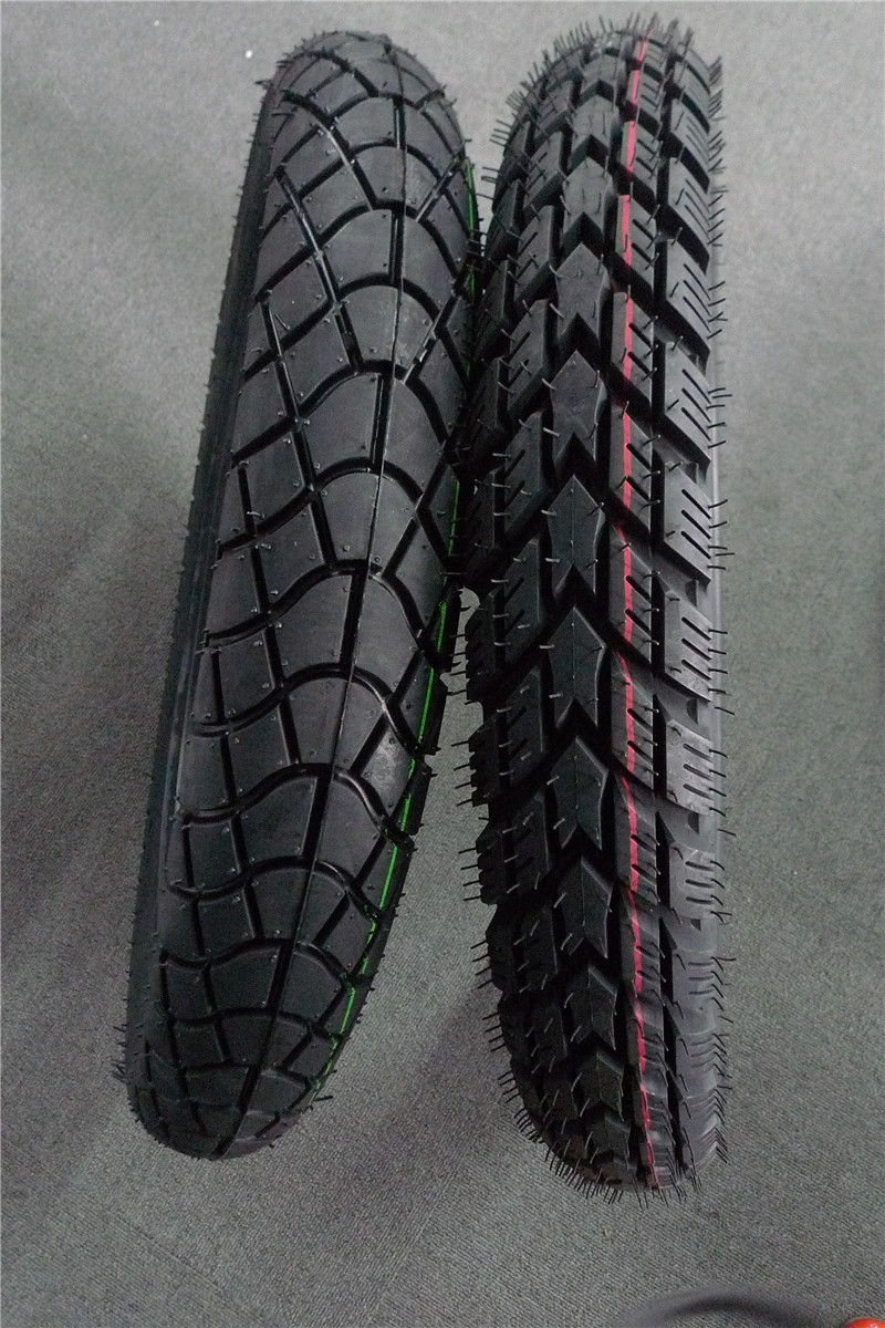 14 Inch 3.00x14 Black Colored Dirt Bike Tires