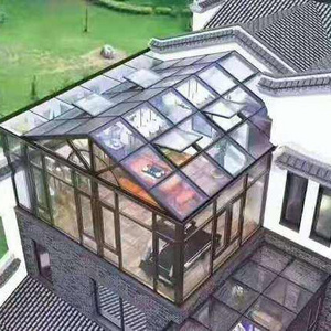 Hot sale Chinese high quality sunroom glass houses tempered glass