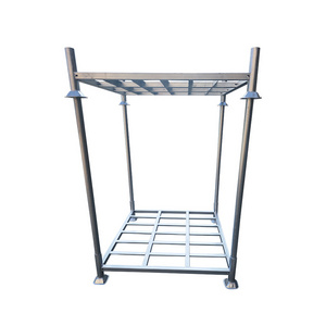 Stacking Pallet Heavy Duty Stack Rack Galvanized For Outdoor Storage Portable